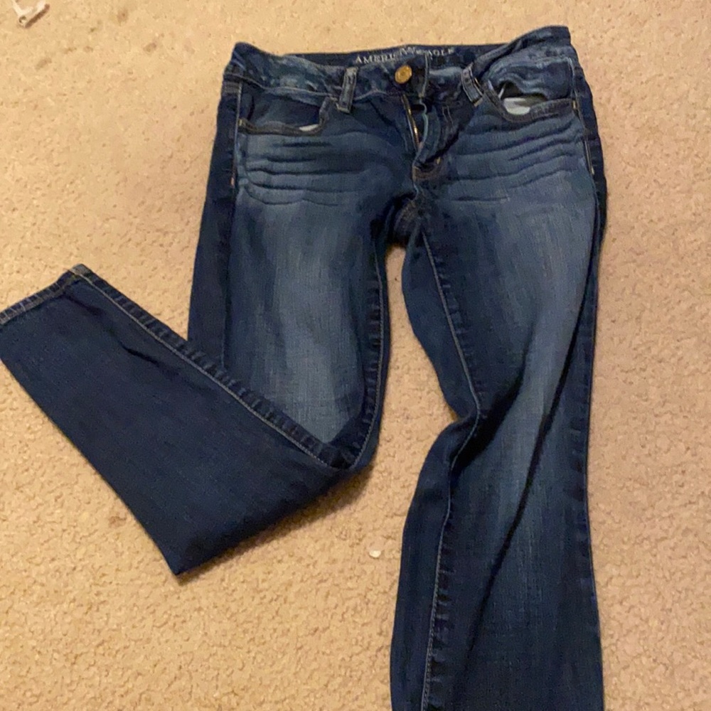 Super stretch american eagle jeans
